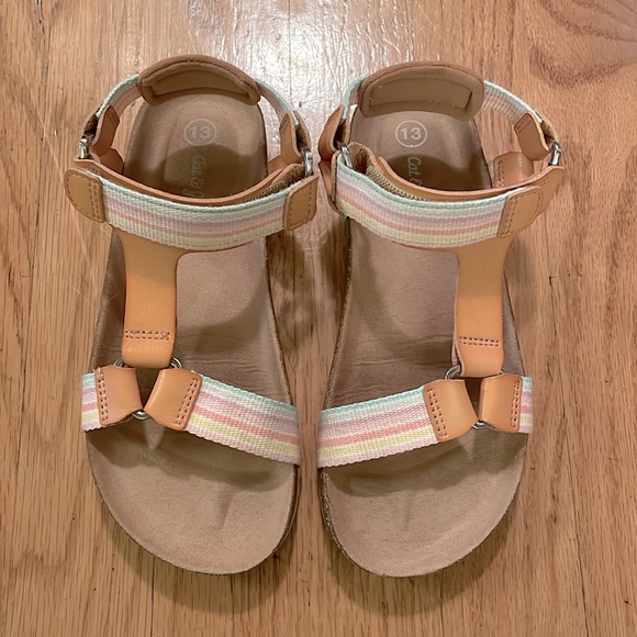 Cat & Jack Little Girls Sandals - Size 13 - Picture 9 of 9